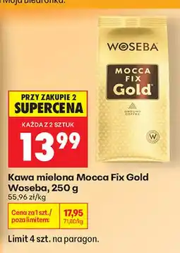 Biedronka Kawa mielona Mocca Fix Gold Woseba oferta