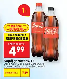 Biedronka Napój gazowany Coca-Cola Zero Cukru oferta