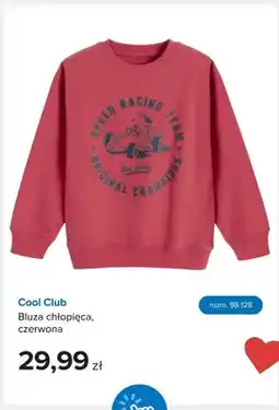 Smyk Bluza chłopięca Cool Club czerwona oferta