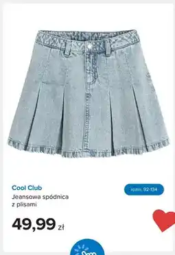 Smyk Jeansowa spódnica z plisami Cool Club oferta