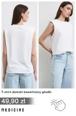 Medicine T-shirt damski bawełniany gładki Medicine oferta