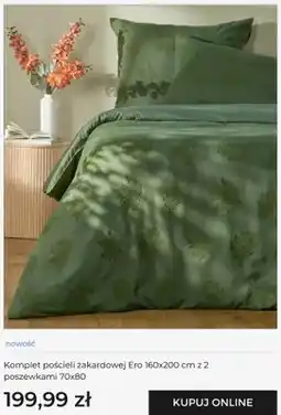 Home&You Komplet pościeli żakardowej Ero 160x200 cm z 2 poszewkami 70x80 home & you oferta