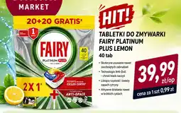 EMMA market Tabletki do zmywarki Fairy Platinum Plus Lemon oferta
