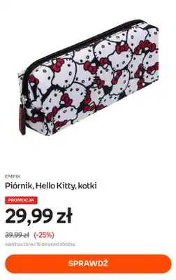 Empik Piórnik Hello Kitty kotki oferta