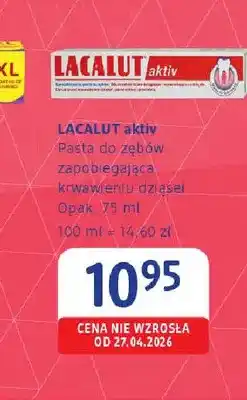 dm drogerie markt Pasta do zębów LACALUT aktiv zapobiegająca krwawieniu dziąseł oferta