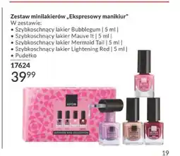 Avon Zestaw minilakierów Avon Ekspresowy manikiur oferta