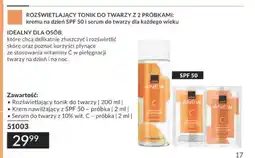 Avon Rozświetlający tonik do twarzy z 2 próbkami Anew oferta