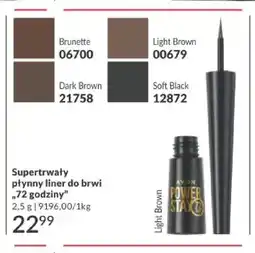 Avon Supertrwały płynny liner do brwi Avon 72 godziny oferta