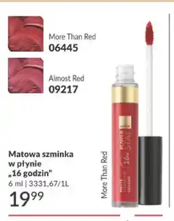 Avon Matowa szminka w płynie Avon 16 godzin oferta
