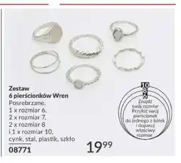 Avon Zestaw 6 pierścionków Wren oferta