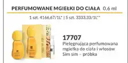 Avon Pielęgnująca perfumowana mgiełka do ciała i włosów Sim sim próbka Avon oferta