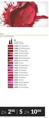Avon Próbka szminki ultrakremowej Coral Fever oferta