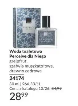 Avon Woda toaletowa Avon Perceive dla Niego oferta
