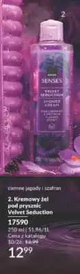 Avon Kremowy żel pod prysznic Avon Senses Velvet Seduction oferta