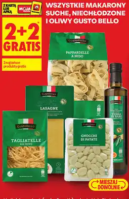 Biedronka Wszystkie makarony suche, niechłodzone i oliwy Gusto Bello oferta