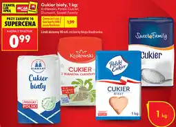 Biedronka Cukier biały 1 kg Królewski, Polski Cukier, Diamant, Sweet Family oferta