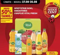 Biedronka Soki, smoothies i napoje Vital Fresh oferta