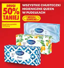 Biedronka Wszystkie chusteczki higieniczne Queen w pudełkach oferta
