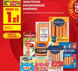 Biedronka Wszystkie paczkowane parówki oferta