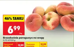 Biedronka Brzoskwinie paraguayo na wagę oferta