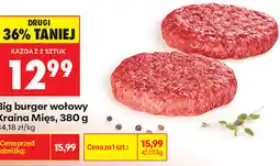 Biedronka Big burger wołowy Kraina Mięs oferta
