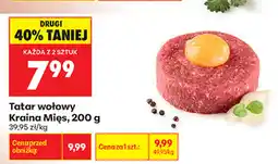 Biedronka Tatar wołowy Kraina Mięs oferta