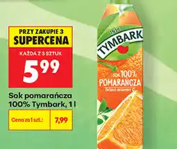 Biedronka Sok pomarańczowy 100% Tymbark oferta