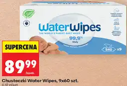 Biedronka Chusteczki Water Wipes, 9x60 szt oferta