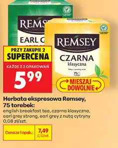 Biedronka Herbata ekspresowa Remsey oferta