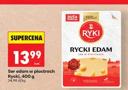 Biedronka Ser edam w plastrach Rycki oferta