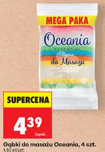 Biedronka Gąbki do masażu Oceania, 4 szt oferta