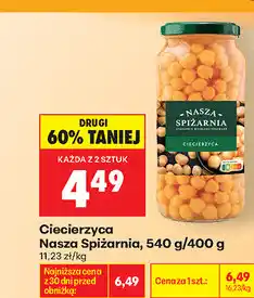 Biedronka Ciecierzyca Nasza Spiżarnia oferta