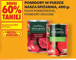 Biedronka Pomidory w puszce Nasza Spiżarnia (pulpa pomidorowa, pomidory krojone) oferta