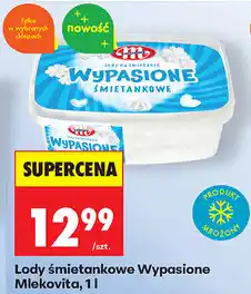 Biedronka Lody śmietankowe Wypasione Mlekovita oferta