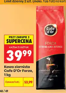 Biedronka Kawa ziarnista Cafe D'Or Forza oferta