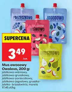 Biedronka Mus owocowy Owolovo oferta