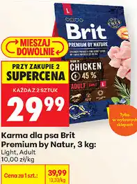 Biedronka Karma dla psa Brit Premium by Nature oferta
