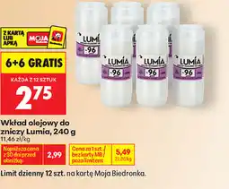 Biedronka Wkład olejowy do zniczy Lumia oferta