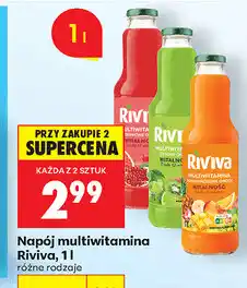 Biedronka Napój multiwitamina Riviva oferta