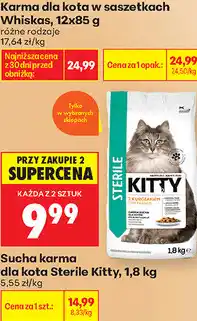 Biedronka Sucha karma dla kota Sterile Kitty oferta