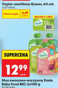 Biedronka Mus owocowo-warzywny Dada Baby Food BIO oferta