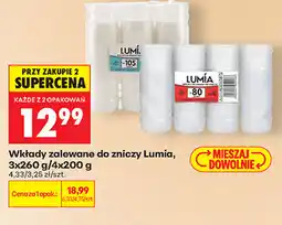 Biedronka Wkłady zalewane do zniczy Lumia, 3x260 g/4x200 g oferta