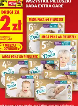 Biedronka Pieluszki Dada Extra Care Mega Paka oferta