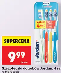 Biedronka Szczoteczki do zębów Jordan, 4 szt oferta
