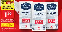 Biedronka Mleko UHT 3,2% Mleczna Dolina oferta