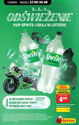 Biedronka Napój gazowany Sprite lub Sprite Zero oferta