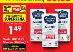Biedronka Mleko UHT 3,2% Mleczna Dolina oferta