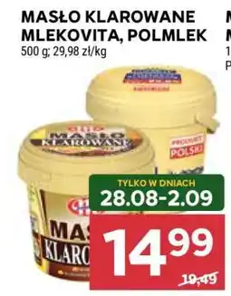 Stokrotka Market Masło klarowane Mlekovita, Polmlek oferta