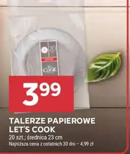 Stokrotka Market TALERZE PAPIEROWE LET’S COOK oferta