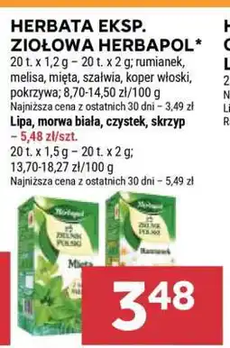 Stokrotka Market HERBATA EKSP. ZIOŁOWA HERBAPOL oferta